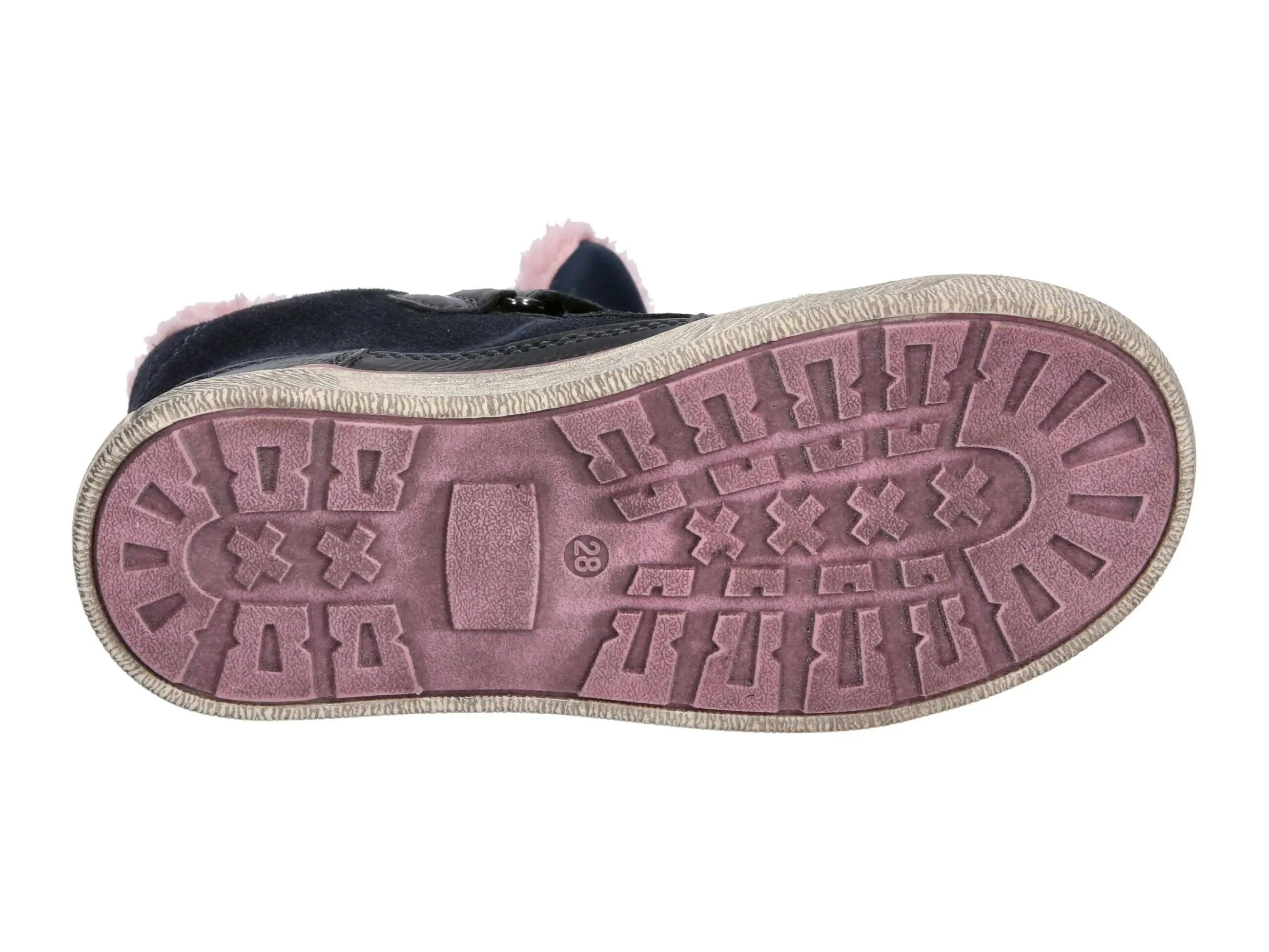 Bottes - temps libre - enfants - étanches, chaudes - Sandrine V - bleu foncé 6/6