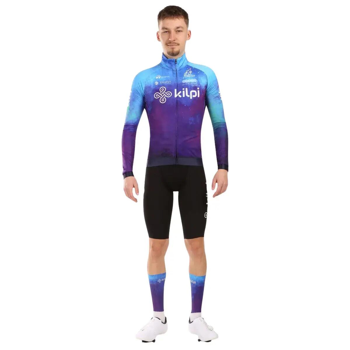 Fietsjersey met lange mouwen voor heren Kilpi VULCANO-M 1/5