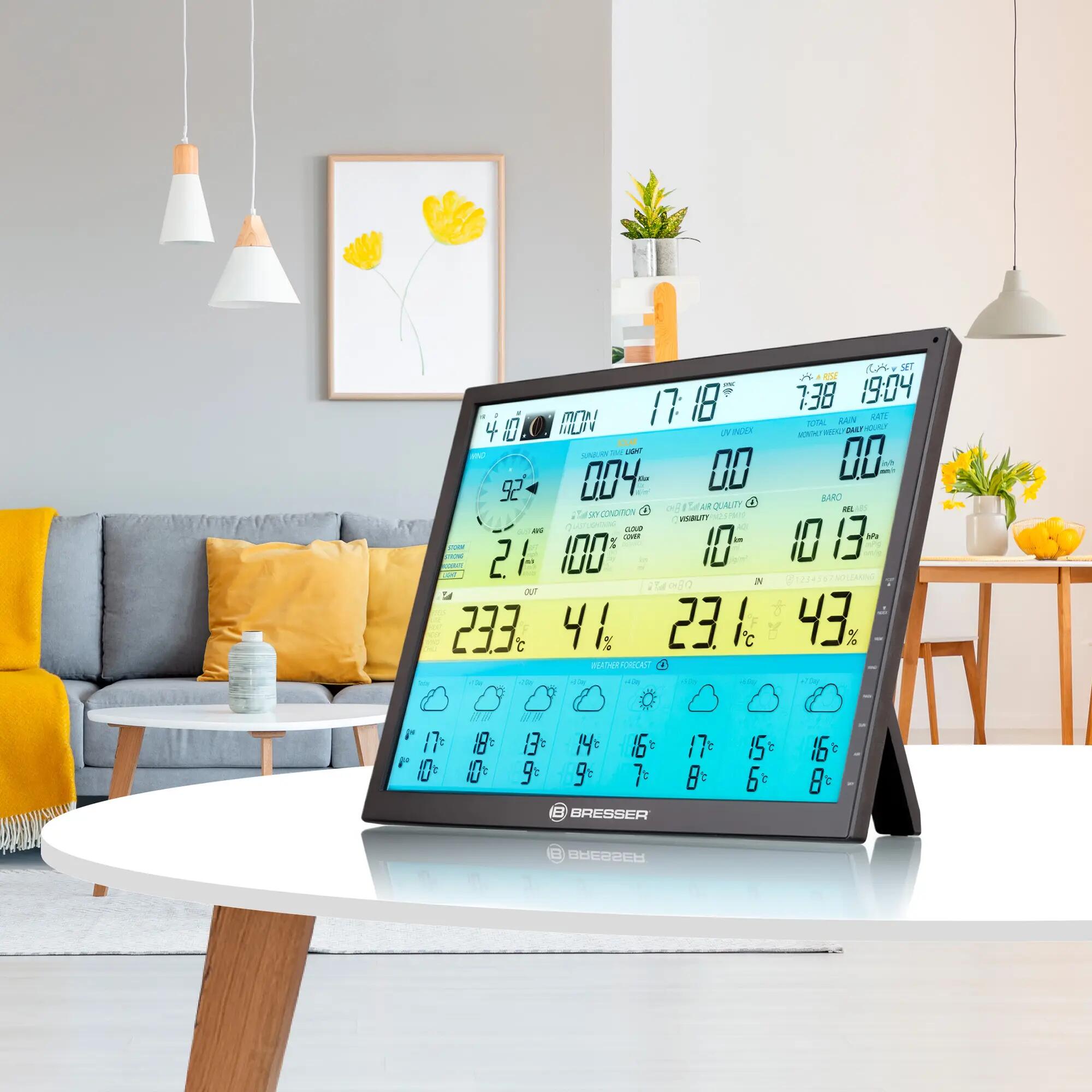 Stazione meteorologica 7-in-1 WiFi  8 giorni 4CAST XL ad energia solare 4/7