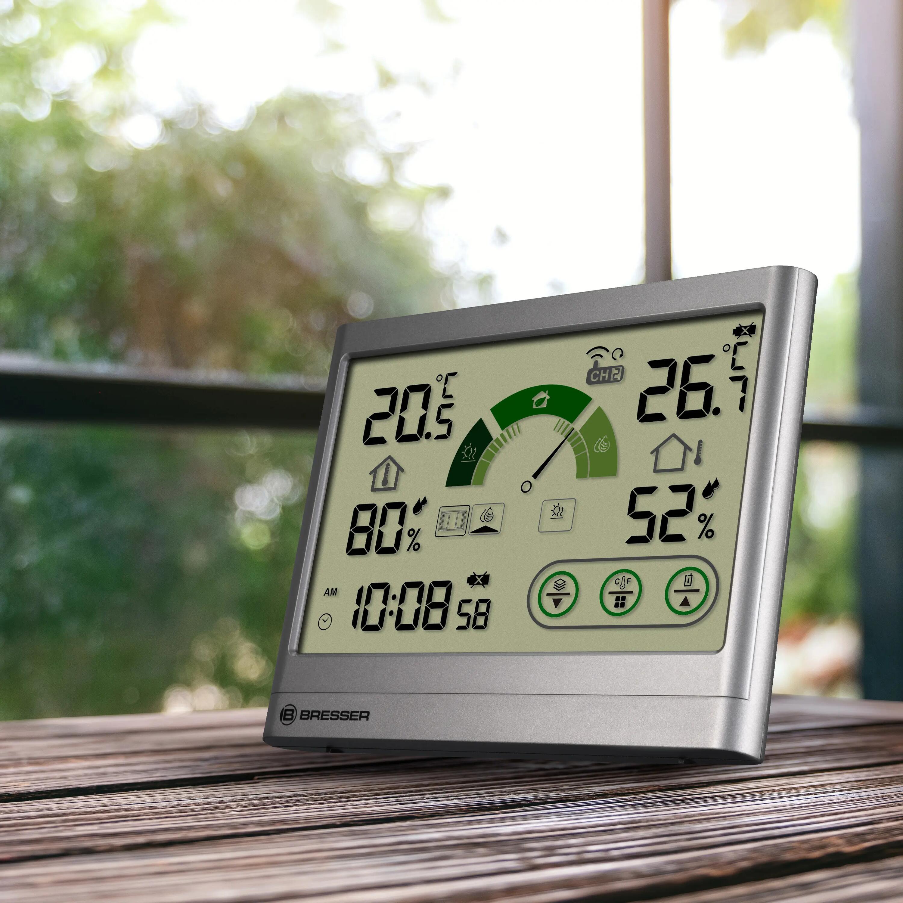 Thermo-Hygrometer met Ventilatieaanbeveling VentAir H 2/7