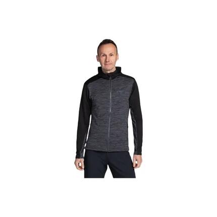 Sweat zippé Kilpi Sevelen-M homme noir/gris foncé