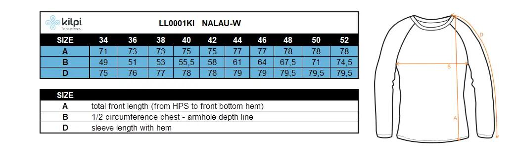 3-laags jas voor dames Kilpi NALAU-W 7/7