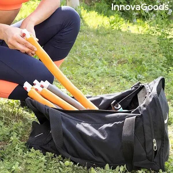 Anel de Fitness Desmontável Revestido em Espuma InnovaGoods Cinzento 7/7