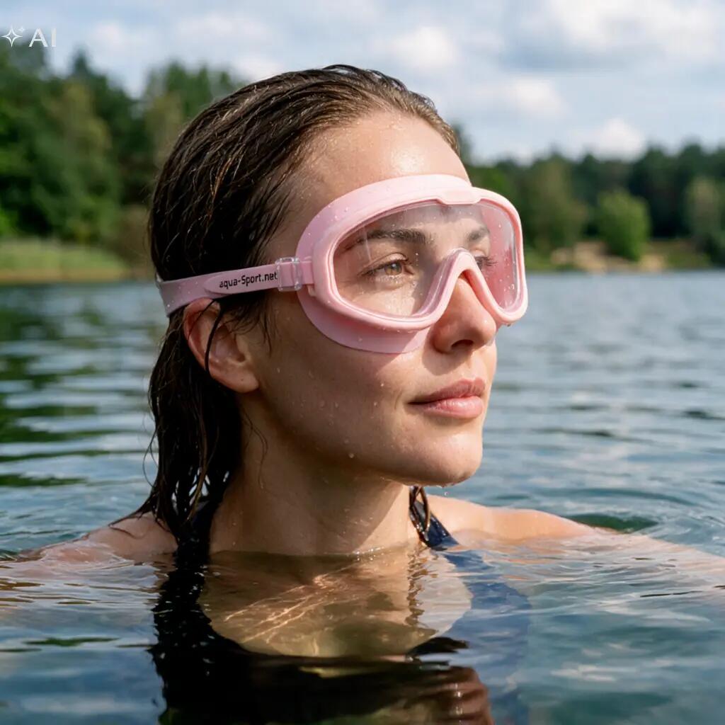 Okulary maska do pływania dla dzieci i dorosłych Aqua-Sport Pro 5/7