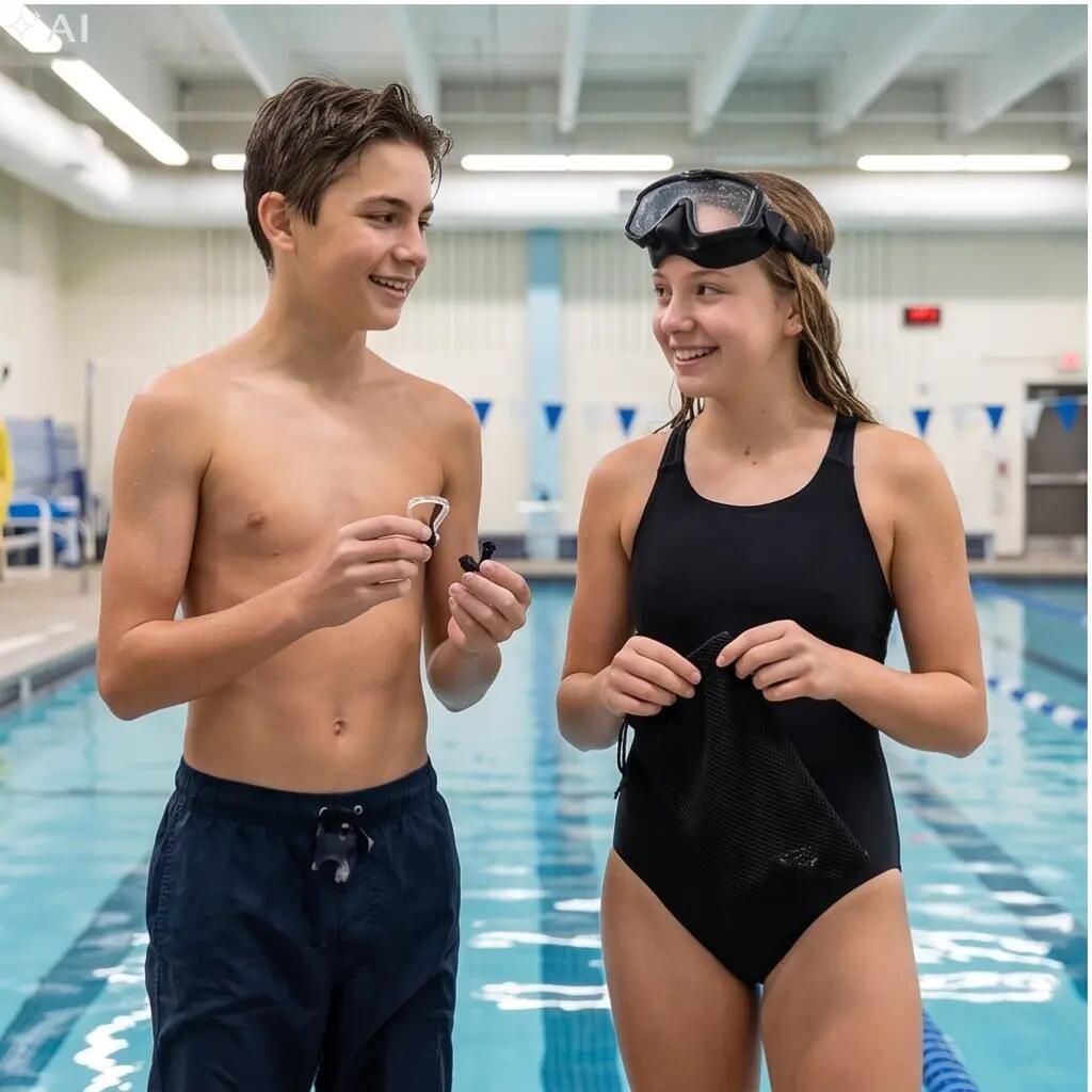 Okulary maska do pływania dla dzieci i dorosłych Aqua-Sport Pro 6/12