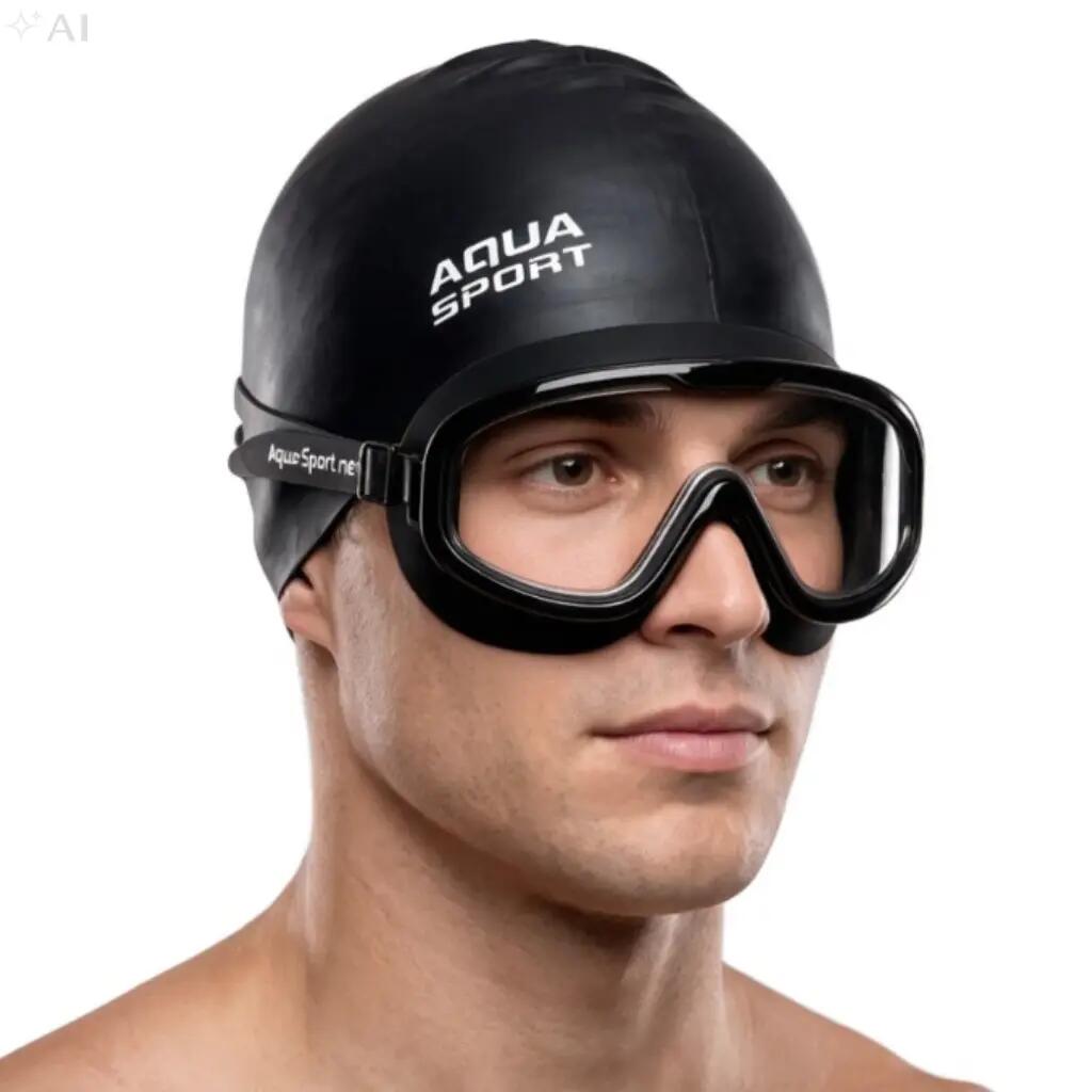 Okulary maska do pływania dla dzieci i dorosłych Aqua-Sport Pro 12/12