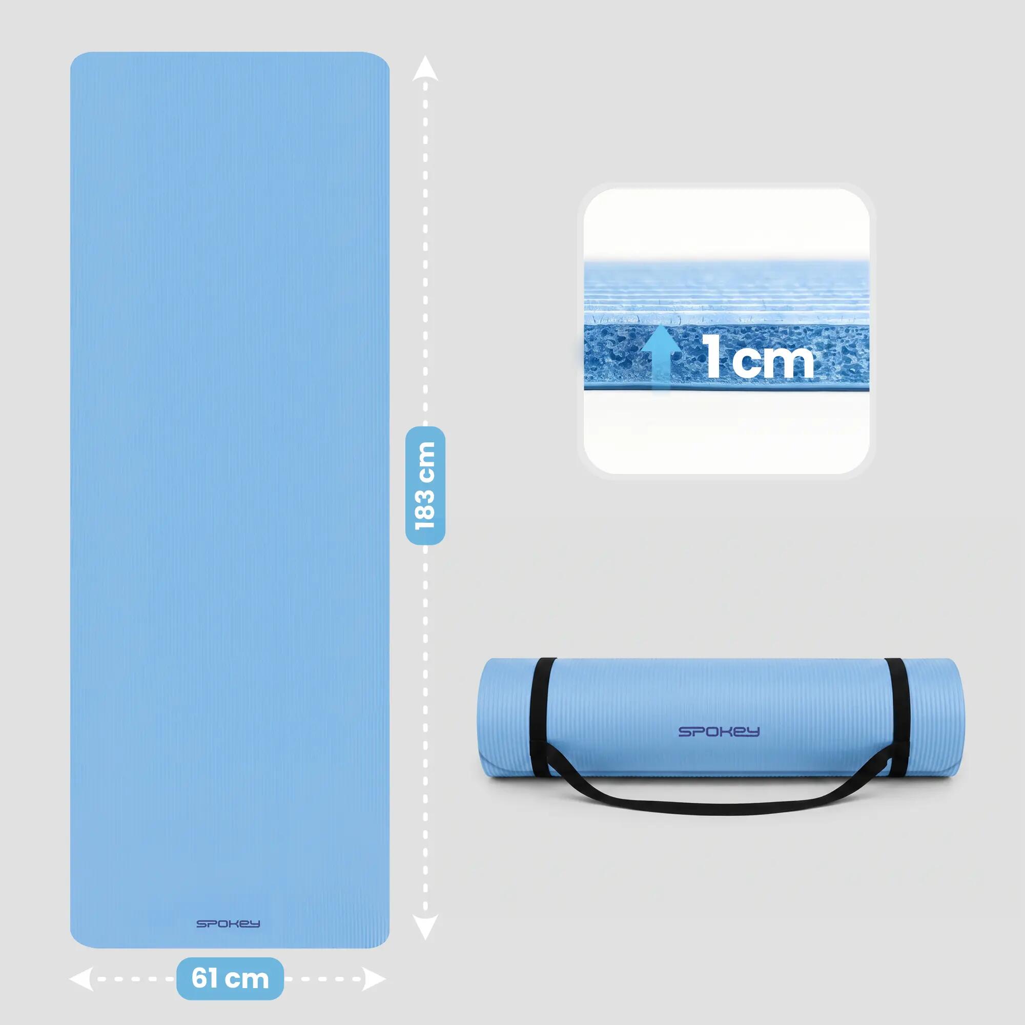 Mata treningowa do ćwiczeń, jogi, pilatesu Spokey Softmat 1 cm 9/9