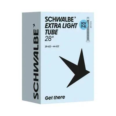 SCHWALBE camera d'aria SCV17-EL 28/44-622 60 mm Presta