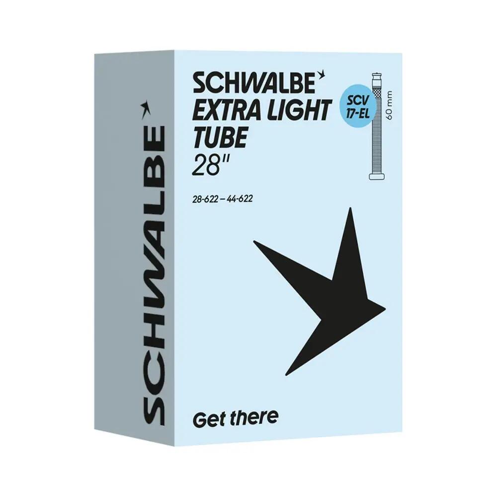 SCHWALBE camera d'aria SCV17-EL 28/44-622 60 mm Presta 2/2