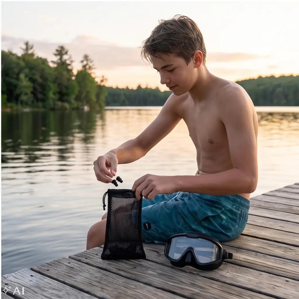 Okulary maska do pływania dla dzieci i dorosłych Aqua-Sport Pro 10/12