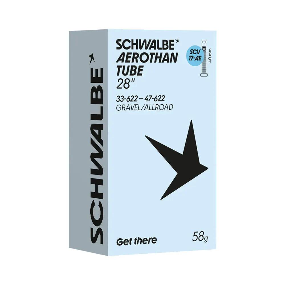 Camera d'aria leggera Schwalbe Aerothan Gravel/Allroad con valvola Schwalbe Clik 2/7