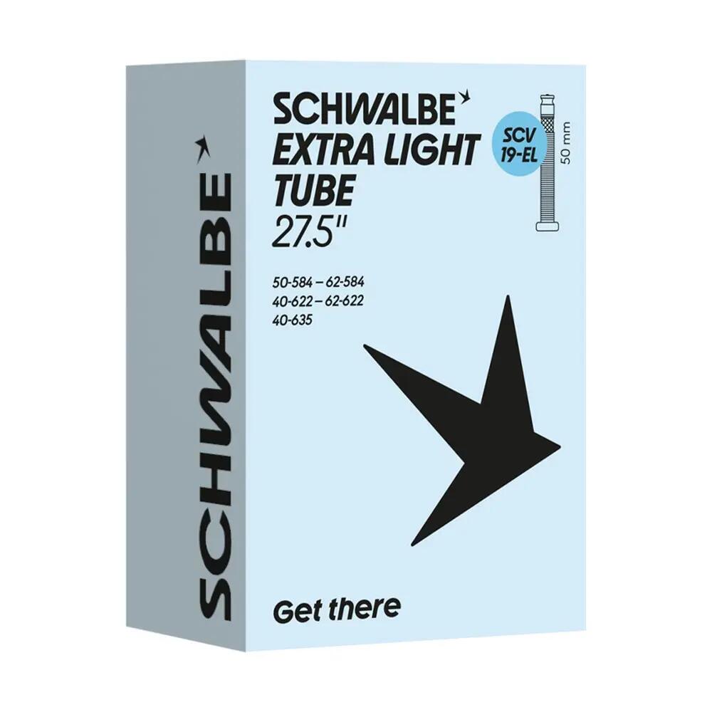 Chambre à air SCHWALBE n°19 EL 40/62-584/635 27,5/28/29 pouces scv50 2/2