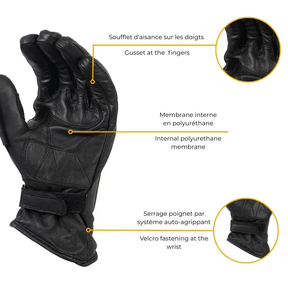 Gants moto homologués CE TRIPTIK 4/7