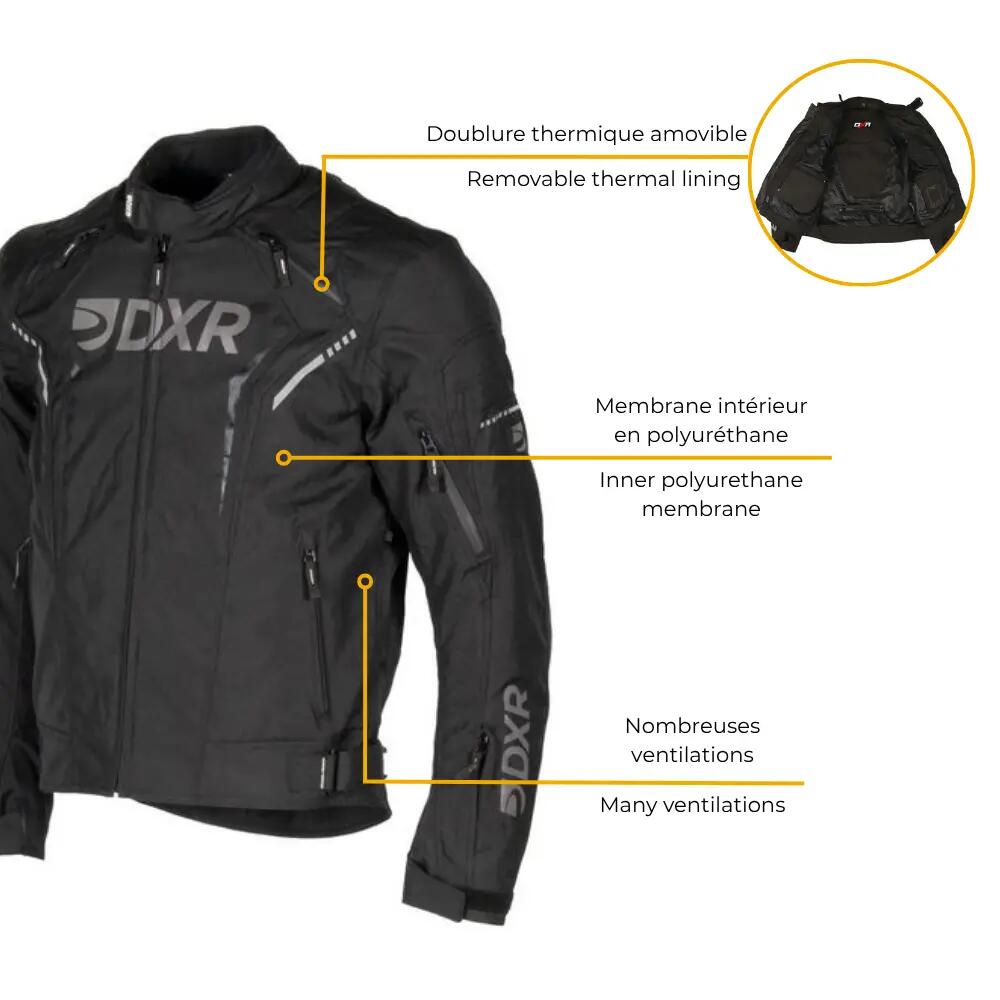 SPARKER homme Noir DXR 4/7