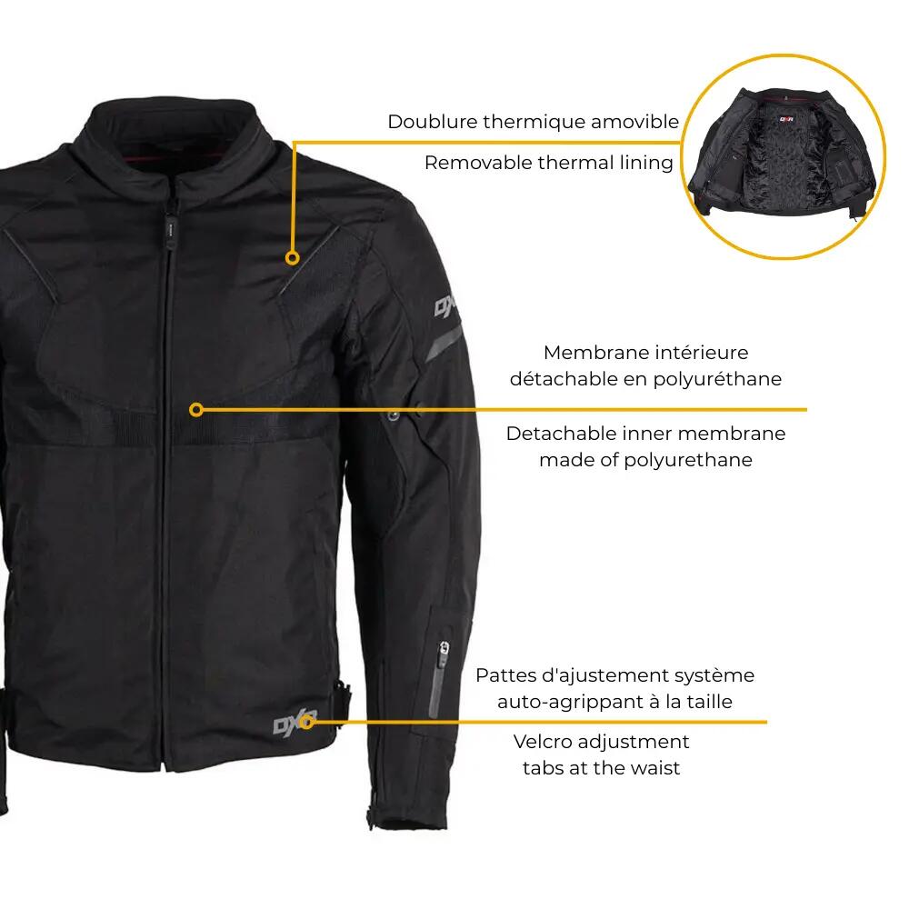 Blouson moto homme certifié | STROKE AIR 3 IN 1 4/7