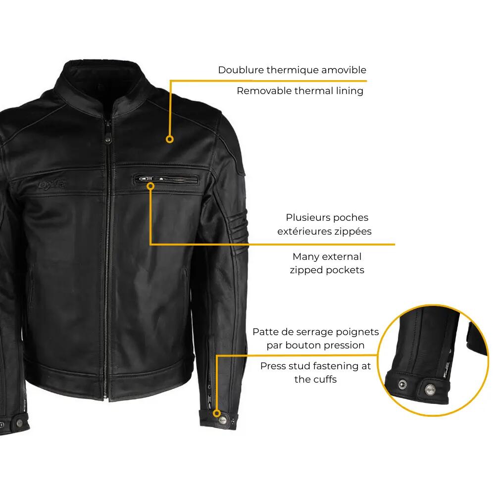 Blouson moto homme certifié | DEAN 4/7