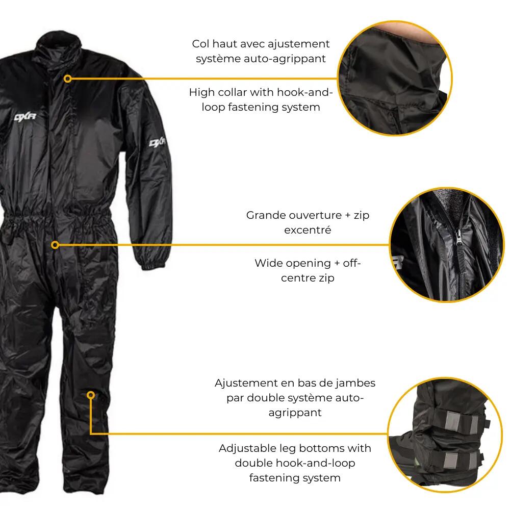 Combinaison moto certifiée de pluie FENDER 4/7