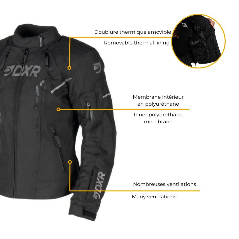 Blouson moto femme certifié | JULIA 4/7