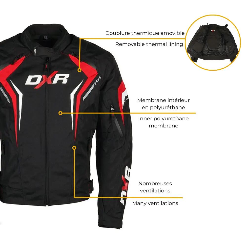 SPARKER homme Noir/Rouge DXR 4/7