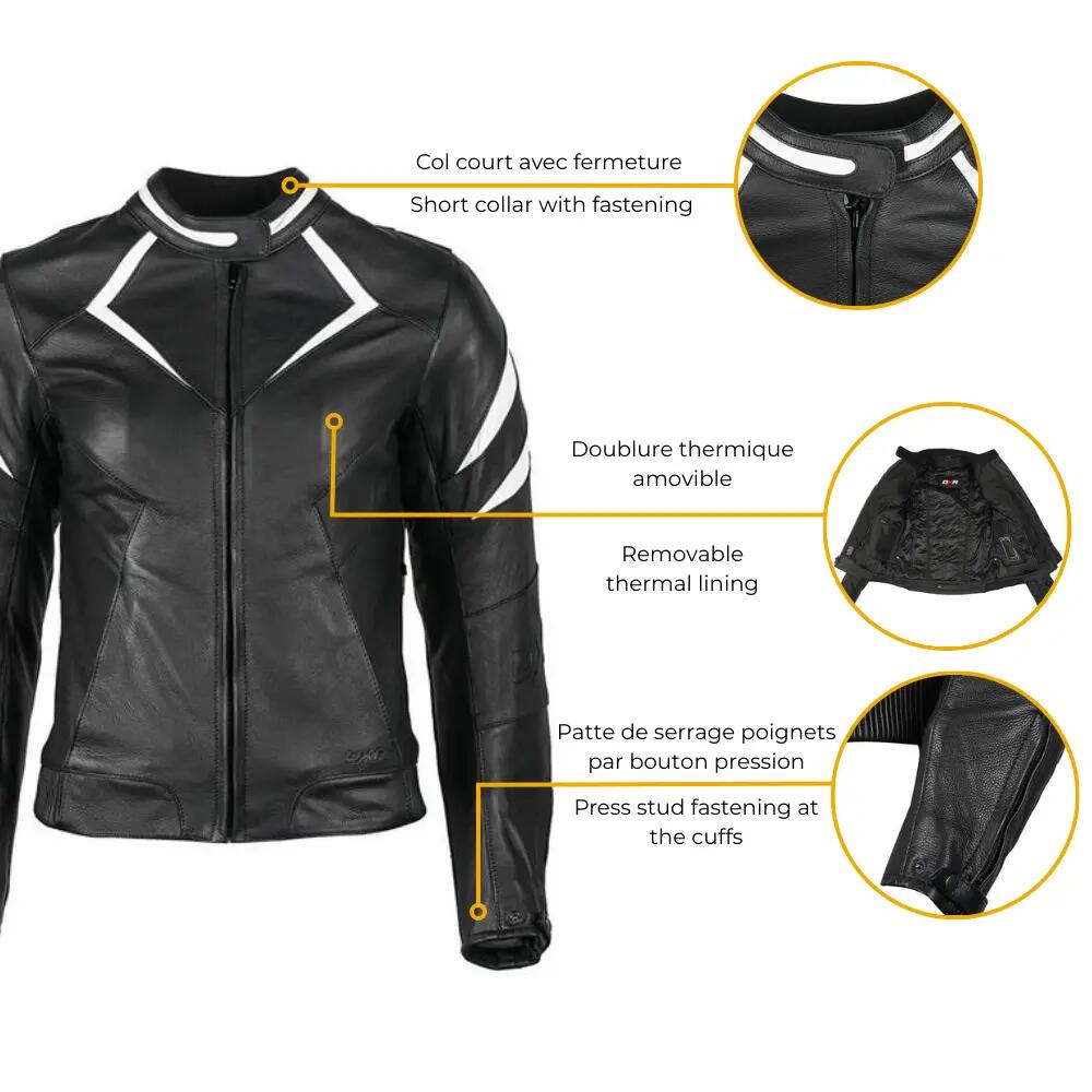 Blouson moto femme certifié | DIVA RACER 4/7