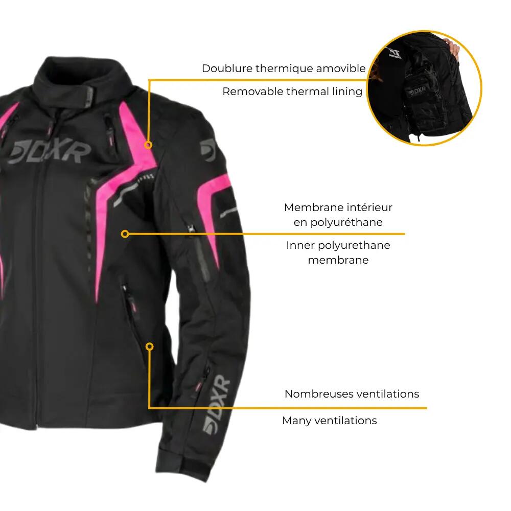 Blouson moto femme certifié | JULIA 4/7