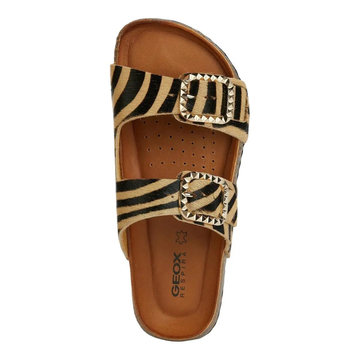 Baskets Femme Beige Geox D NEW BRIONIA B 5/7