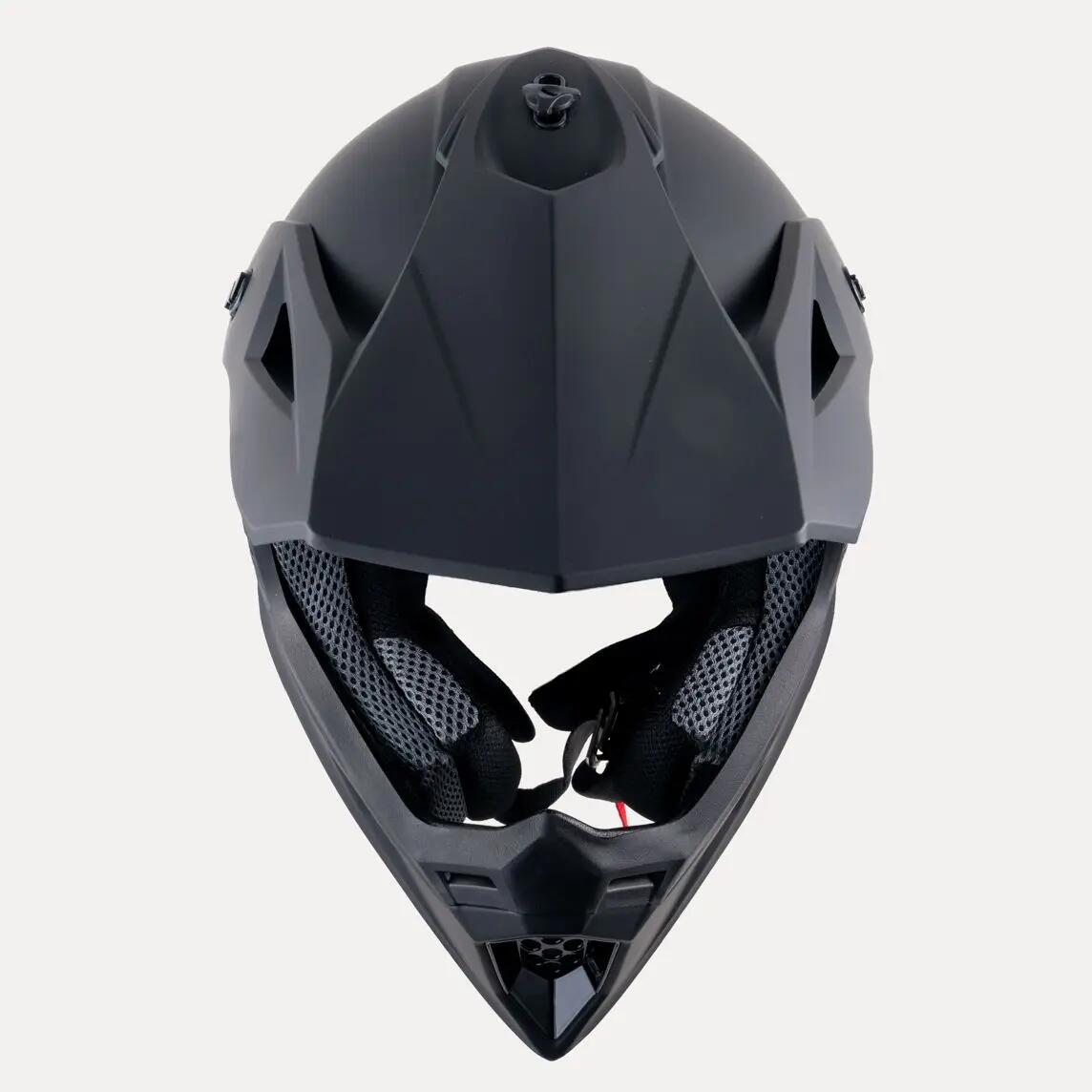 Casque intégral VTT / trottinette / motocross SKUD BASE Full black 3/7