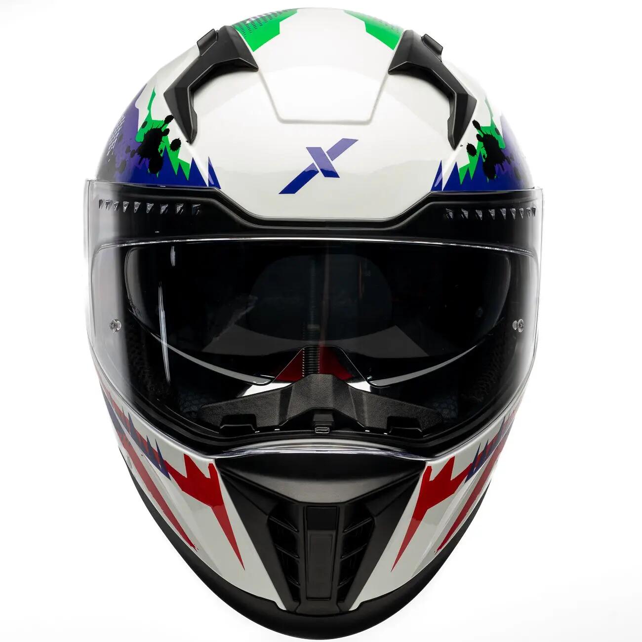 Casque intégral EROS JOKR White Shiny | ECE 22.06 3/6