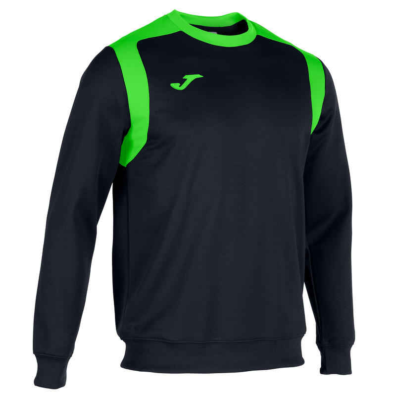 Sweat-shirt Garçon Joma Championship v noir vert fluo