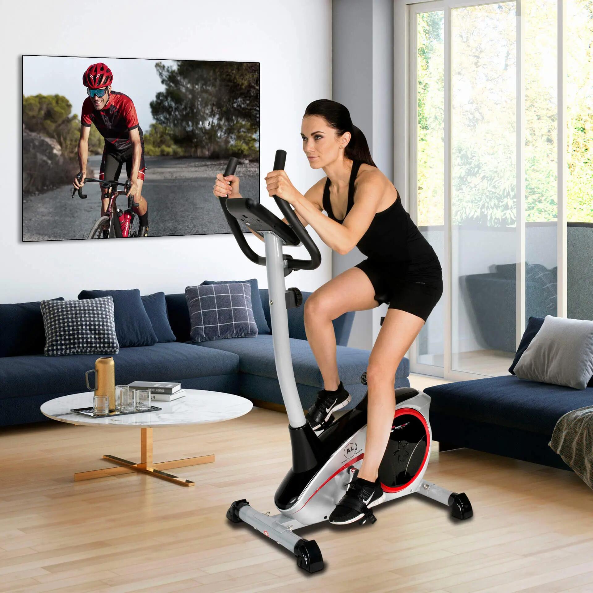 Vélo d'appartement - 150kg - 8 niveaux - 9kg frein magnétique - AL 1 7/7
