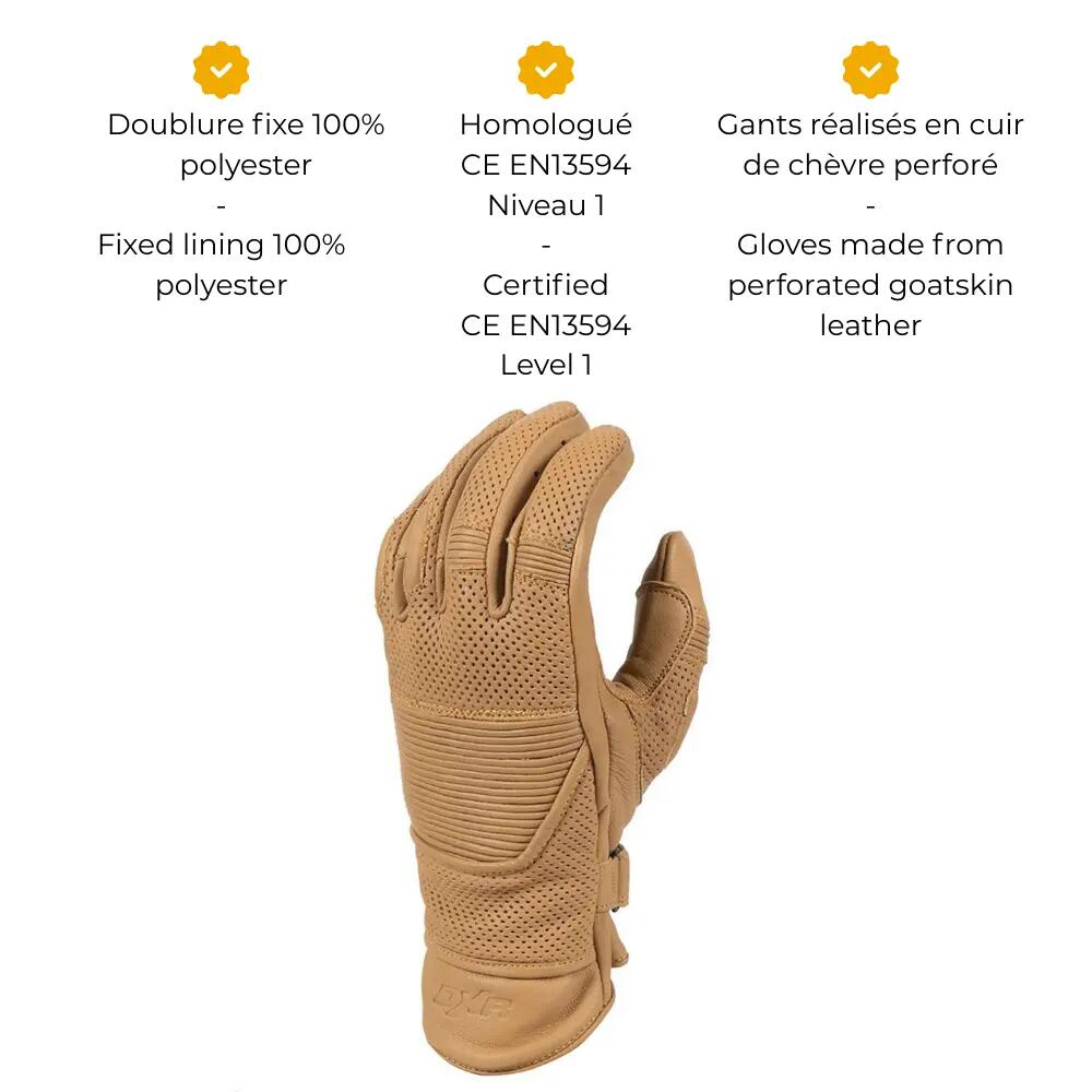 Gants moto homologués CE SOUNDTRACK AIR 5/7