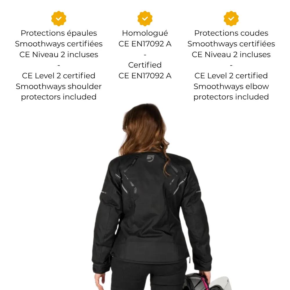 Blouson moto femme certifié | JULIA 5/7