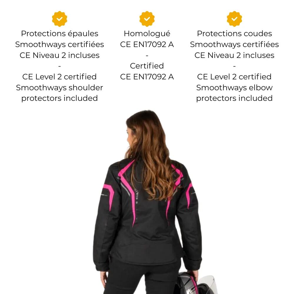 Blouson moto femme certifié | JULIA 5/7