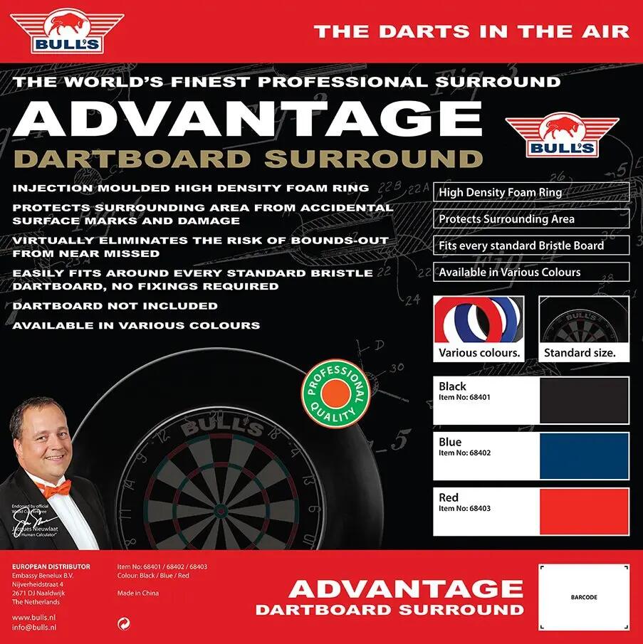 Bull's Advantage Dartbord Surround 3/4