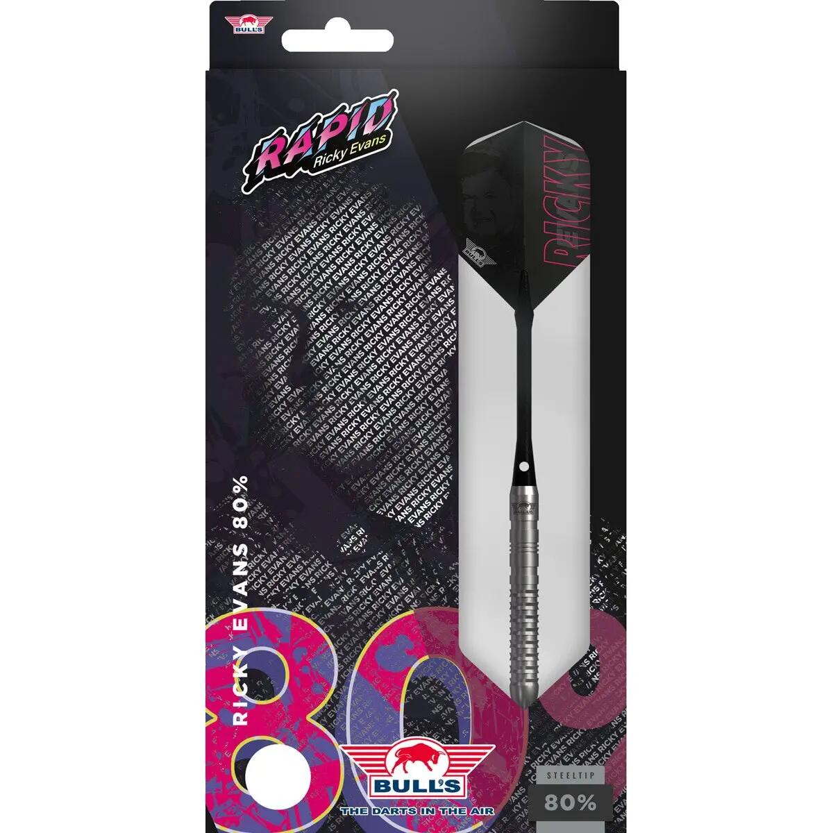 Ricky Evans E2 80% Tungsten Dartpijlen 8/8