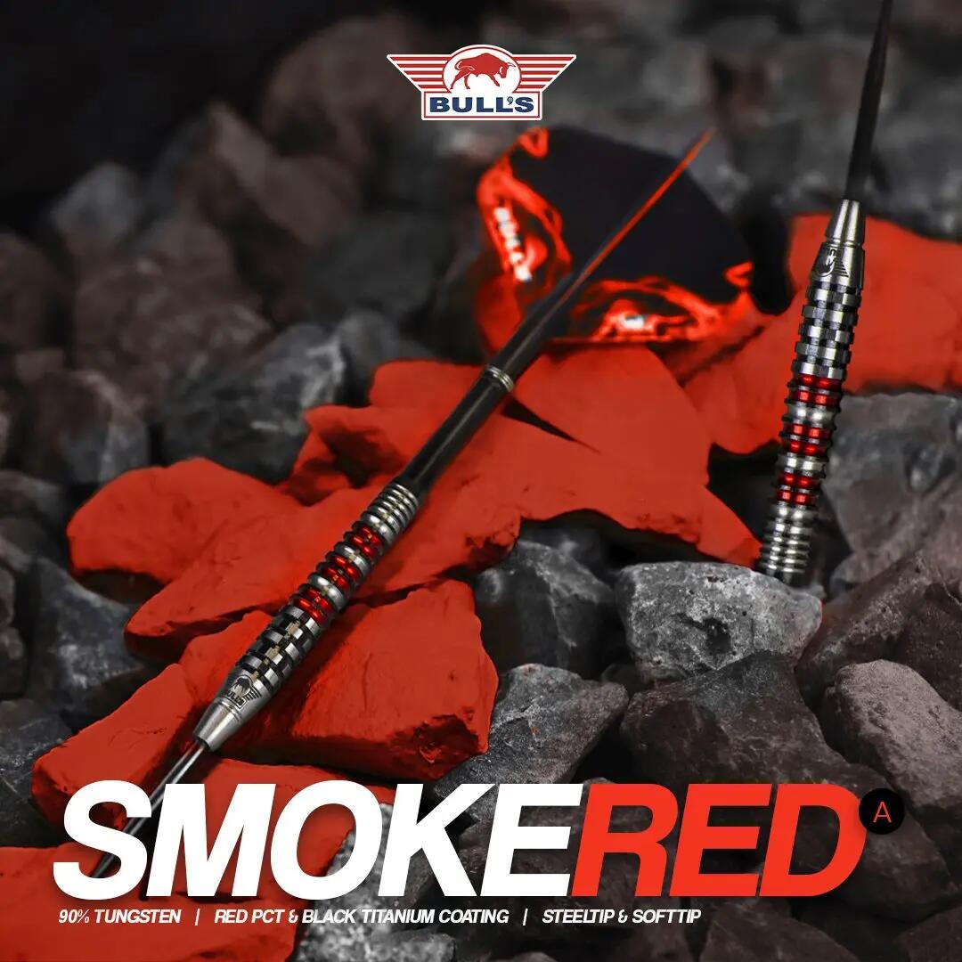Dartpijlen Bull's Smoke 90% Red B 7/7