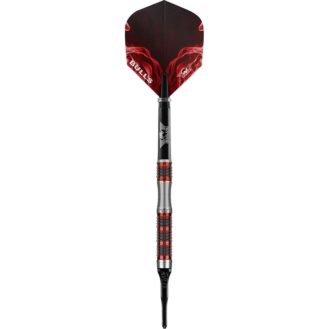 Smoke 90% Red B Softtip Dartpijlen 5/5