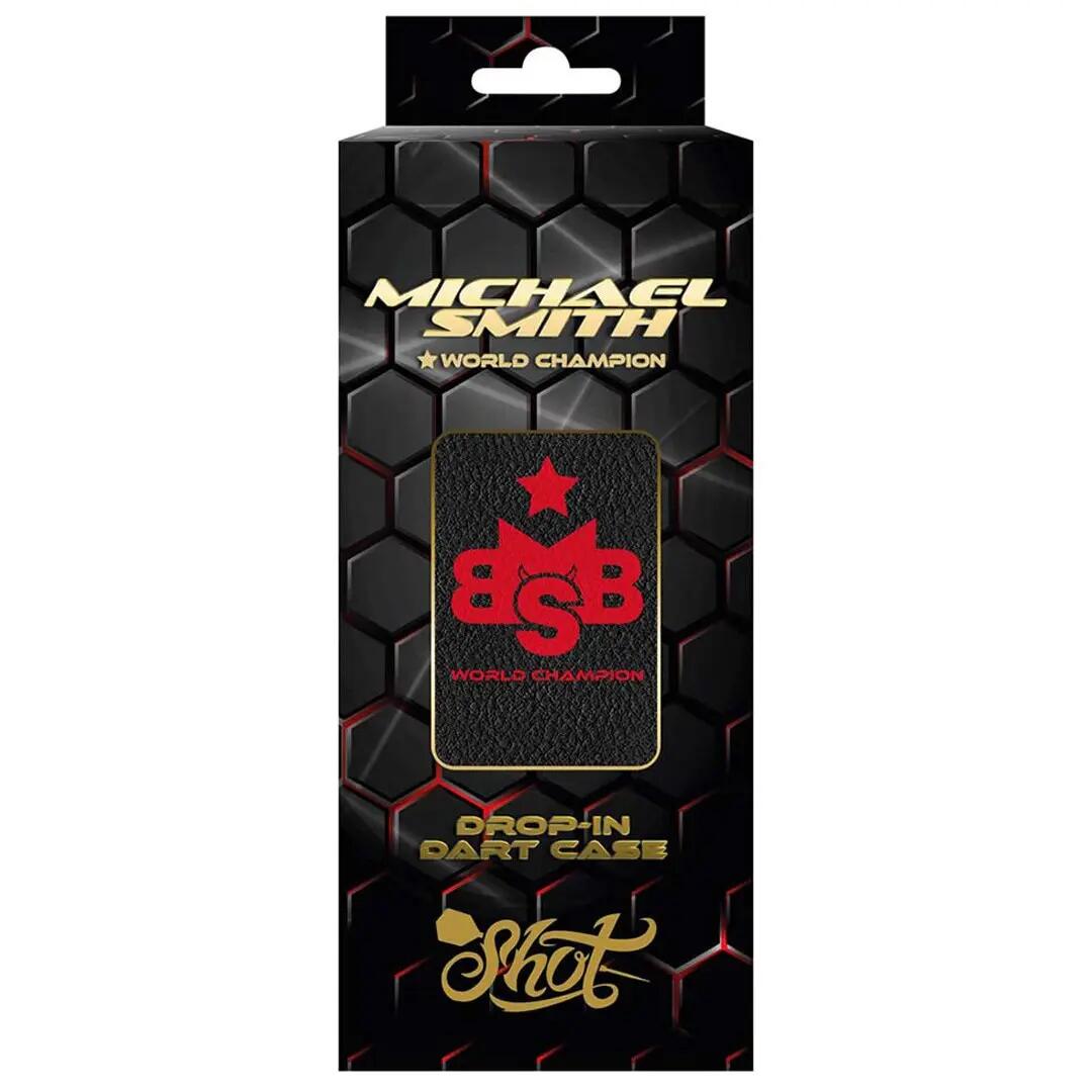 Shot Drop In Dart Case Michael Smith Black 6/6
