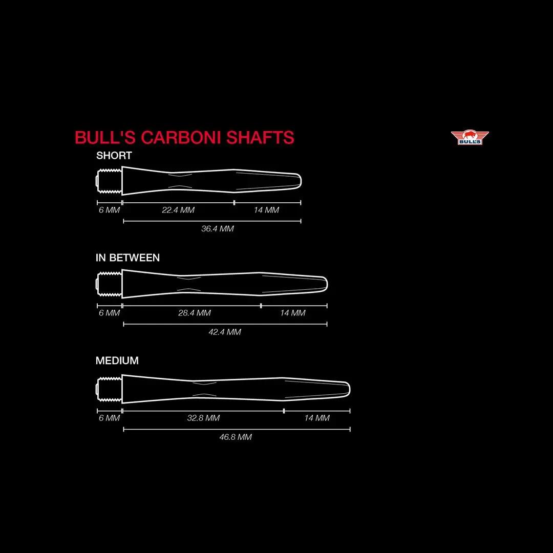 Bull's Carboni 5-Pack Medium 2/5