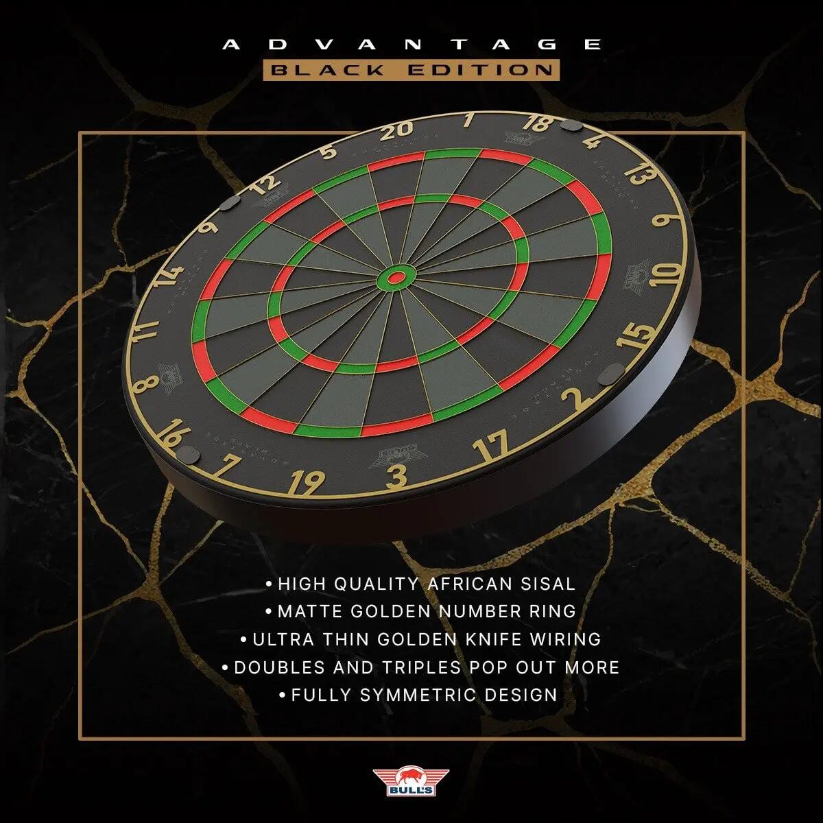 Advantage Black Dartbord 8/10