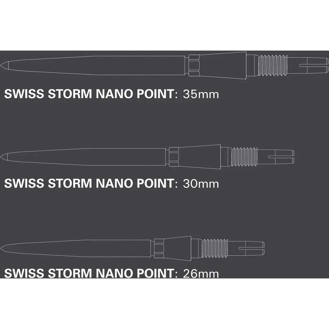 Target Swiss Points Storm Nano Gold 30 mm 3/8