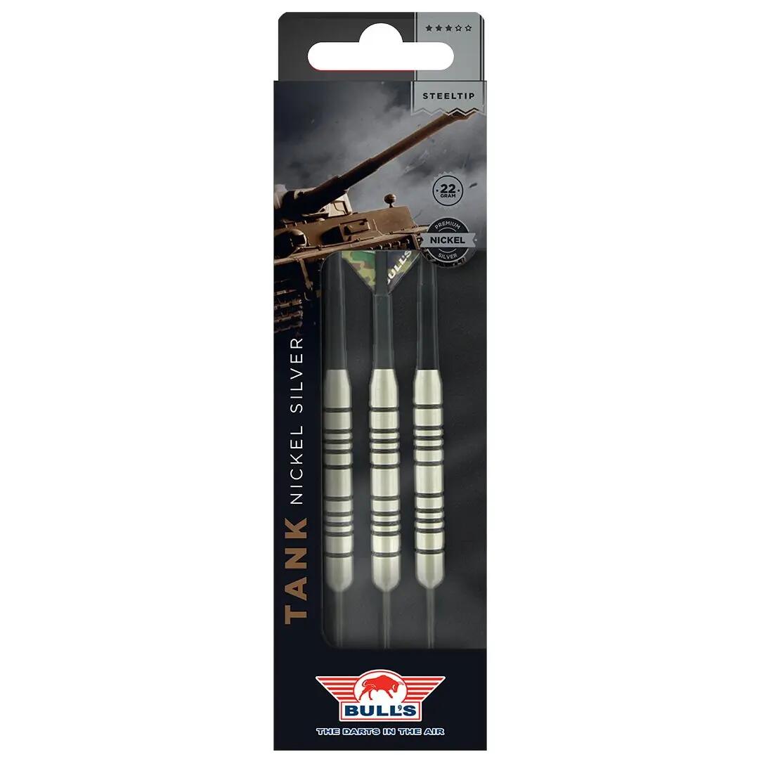 Dartpijlen Bull's Tank Nickel Silver Steeltip 5/6