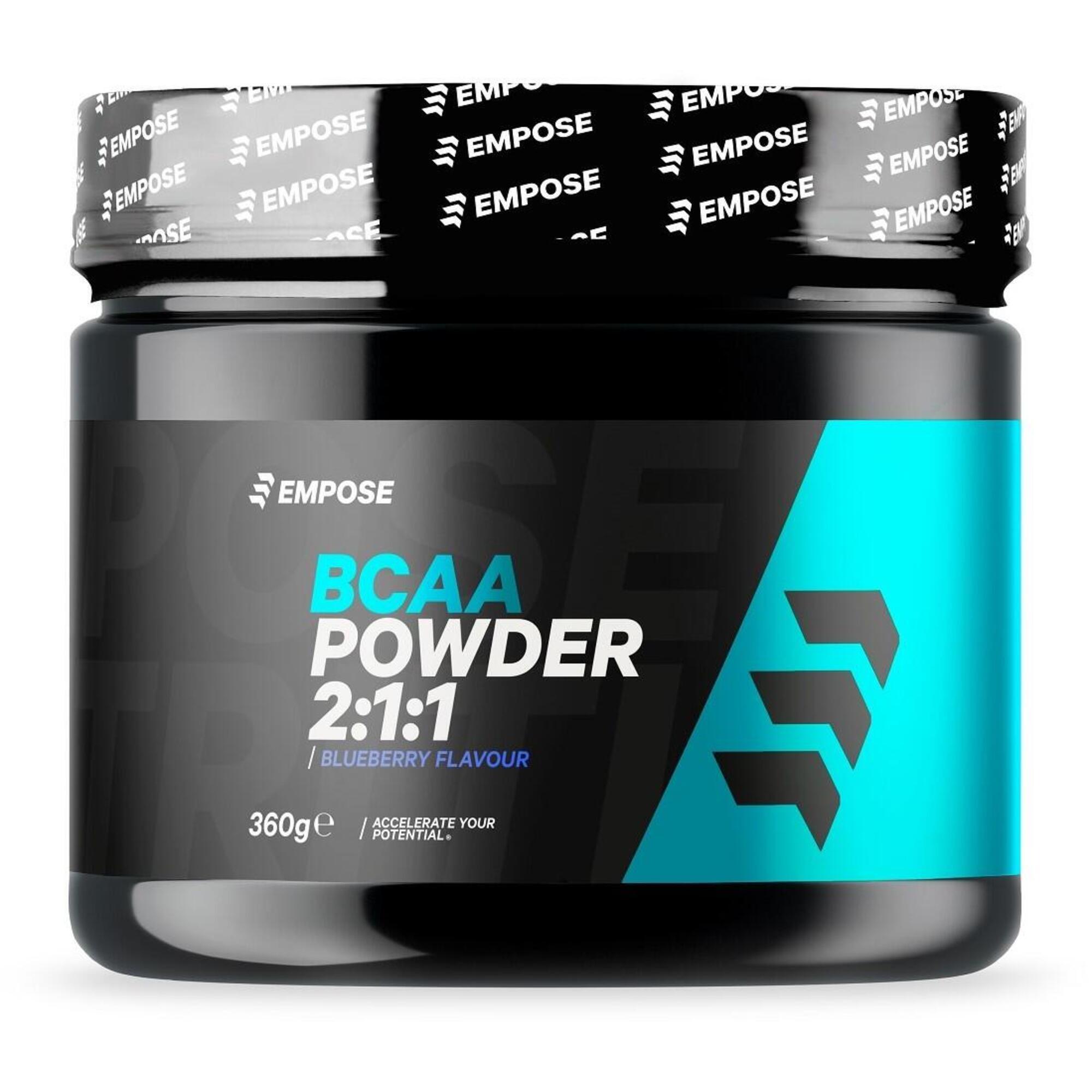 EMPOSE Empose Nutrition BCAA 2:1:1 Blueberry flavour 360g pot