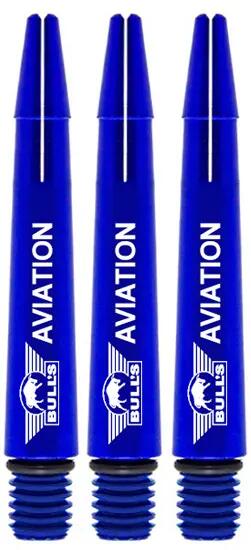Bull's Aviation Darts Schäfte Blau Short 4/7