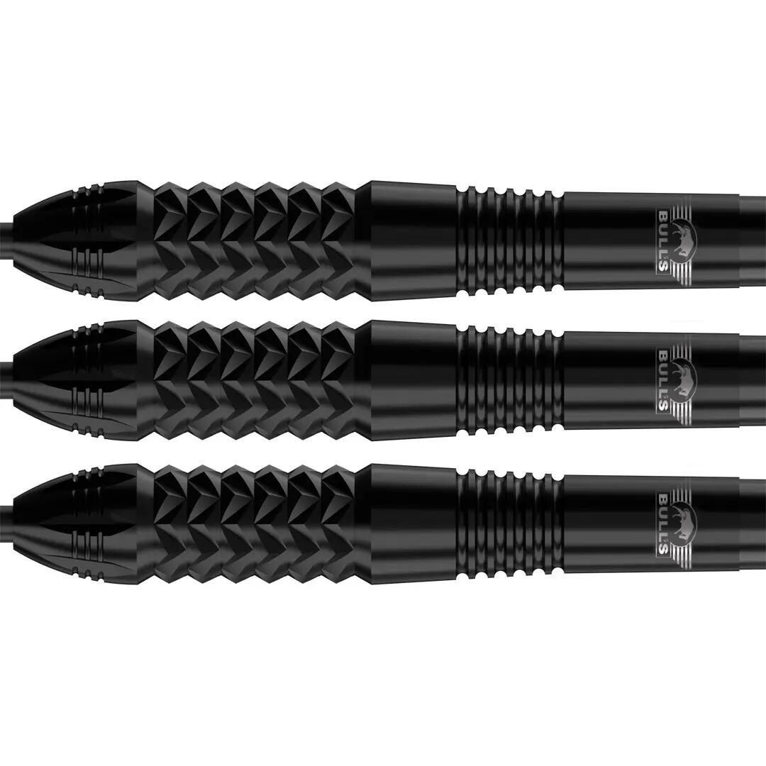 Bulls Caliber Black 90% Wolfram Steeldarts 22 Gramm Dartpfeil 3/7