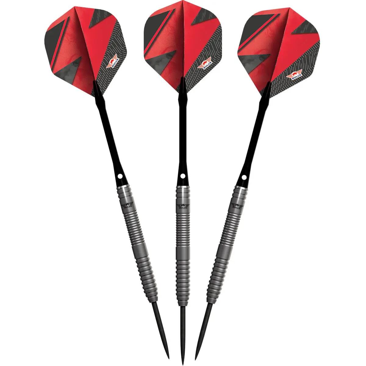 Bull's Lightning 80% Tungsten Red Dartpijlen 6/10