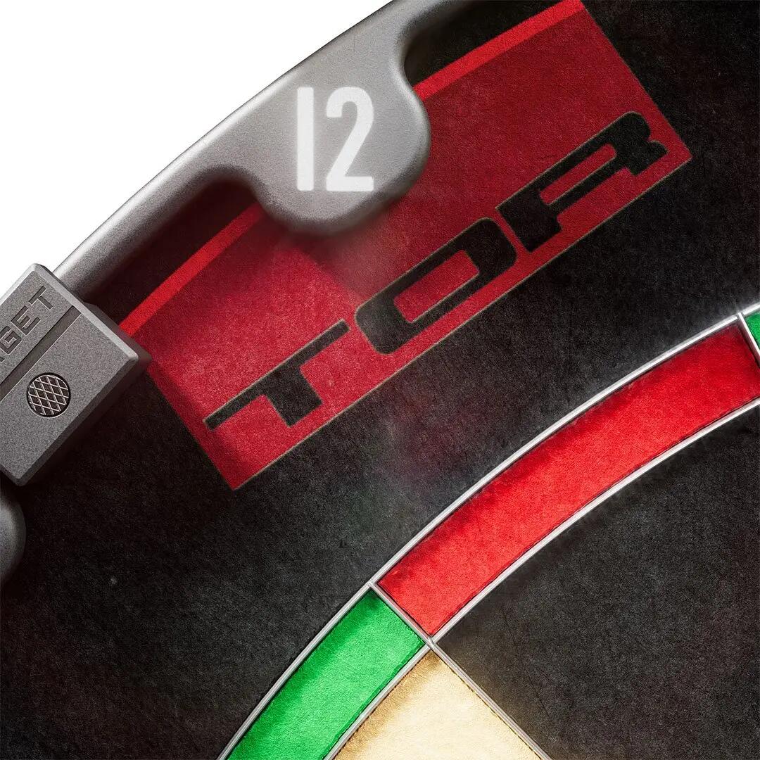 TOR Steel Tip Dartbord met 36XTEN Roterende Nummerring 9/10