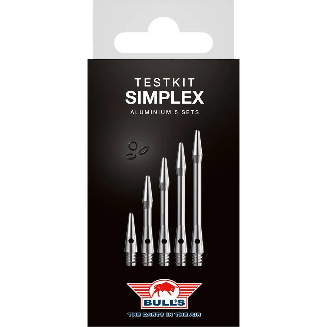 Bull's Alu Shaft SimplexTestkit Silver 5 Sätze 3/3