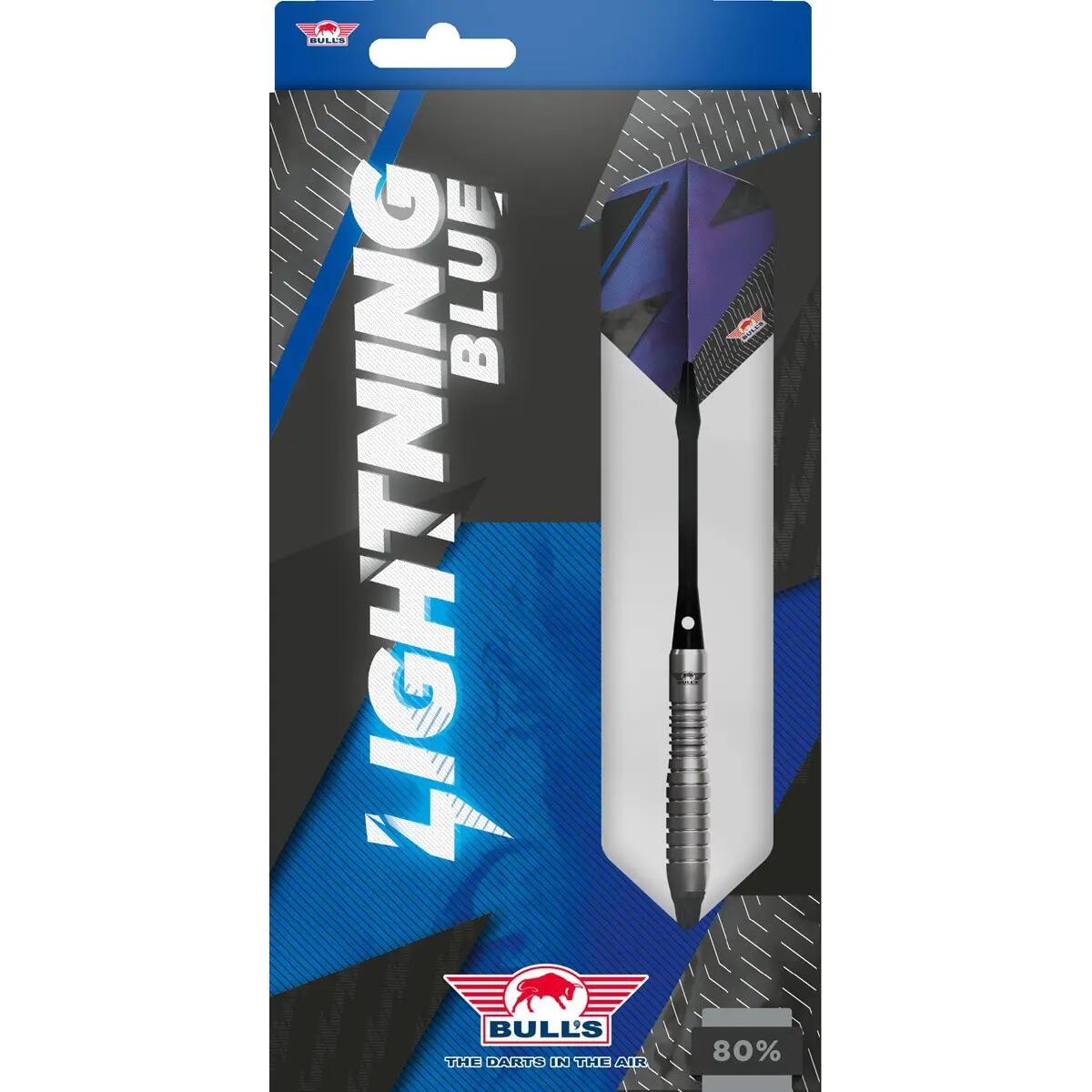 Lightning Blue 80% Tungsten Softtip Dartpijlen 7/7