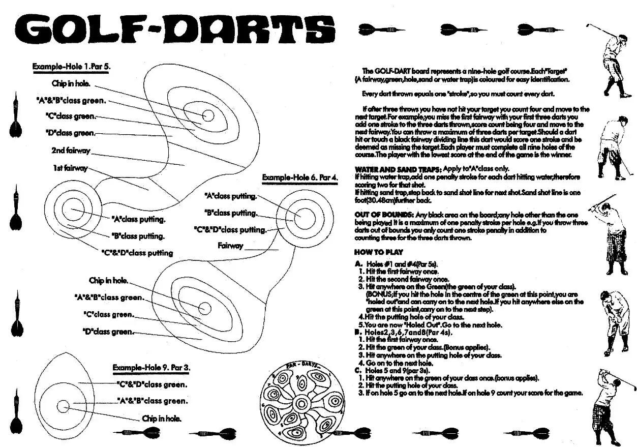 Gameboard Golf Dartbord 2/5